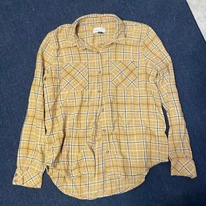 Plaid button up shirt